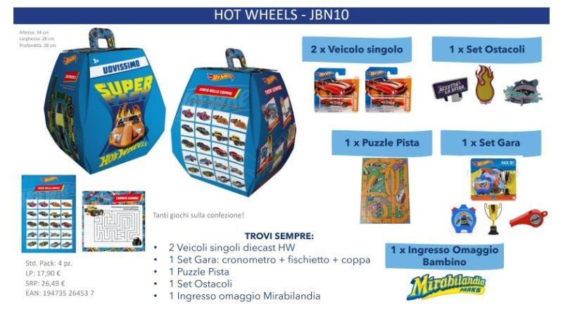 UOVISSIMO HOT WHEELS 2024 mattel