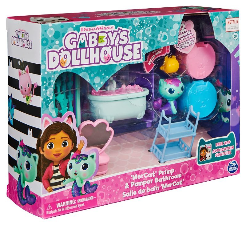 GABBY'S DOLLHOUSE Le stanze della casa - Bagno spin-master