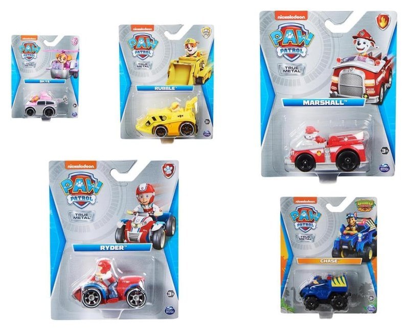 PAW PATROL Veicoli True Metal Tematizzati Aqua Pups Ass.to spin-master