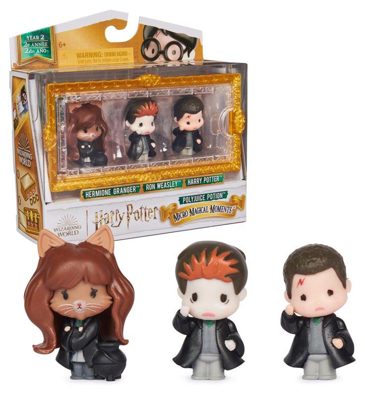 WIZARDING WORLD Mini personaggi in multi pack da 3  Polisucco - La Camera dei Segreti spin-master