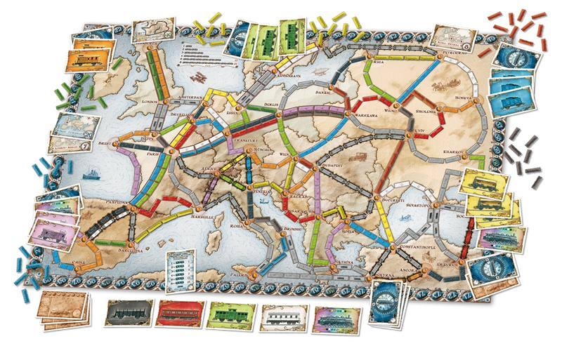 Ticket to Ride Europa Asmodee Italia