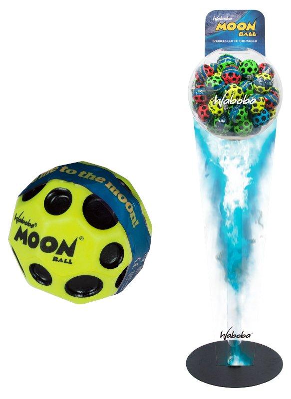 PALLINA MOON BALL LAND (50pz) con espositore DUMPBIN Waboba (distr.Mandelli)
