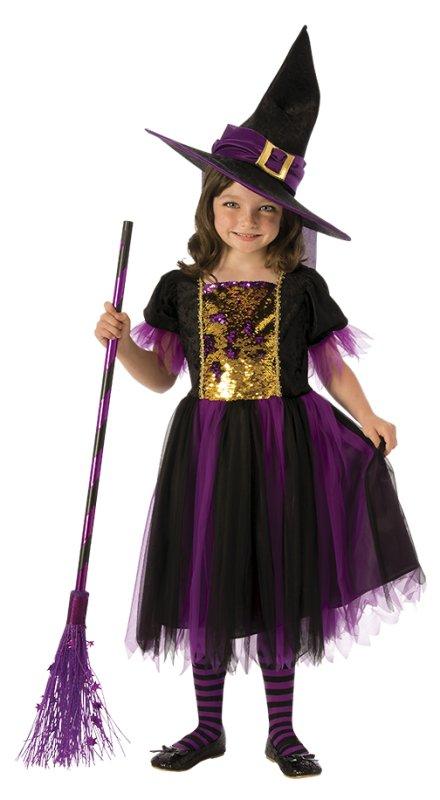 COST STREGA MAGIC COLOR (vestito con paillettes e cappello) Rubie's Costume Company