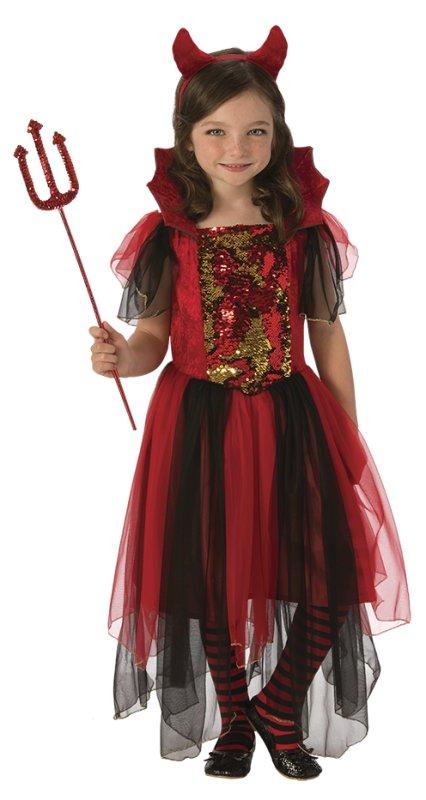 COST DIAVOLETTA MAGIC COLOR B NA (vestito con paillets e diadema) Rubie's Costume Company