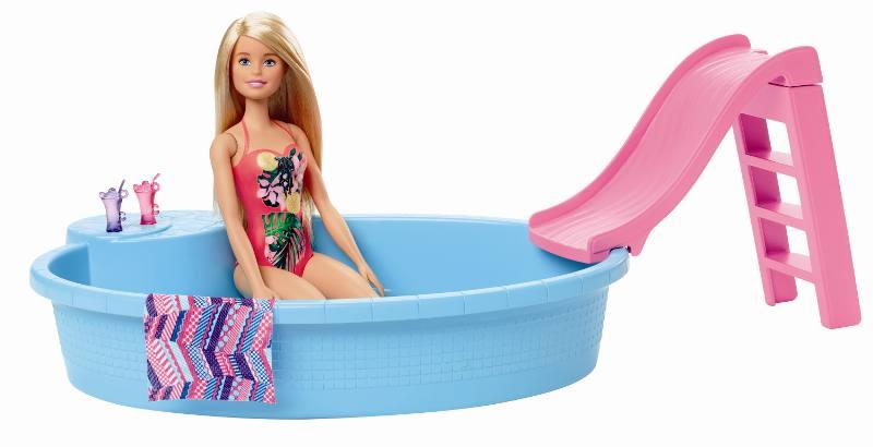 Piscina di Barbie con Doll mattel