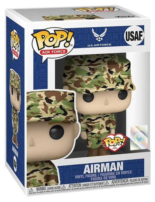 Funko POP Military Air Force Male C - Official Licensed Product FUNKO LCC