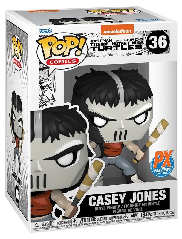 Funko POP Comics TMNT Casey Jones w/(B&W) Chase - Limited Edition FUNKO LCC