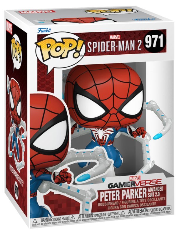 Spider Man 2 PETER PARKER SUIT (Pop! Vinyl - Spiderman - Gamerverse) FUNKO LCC