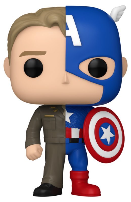 Split Captain A/Steve R (Pop! Vinyl - Marvel Comics) FUNKO LCC