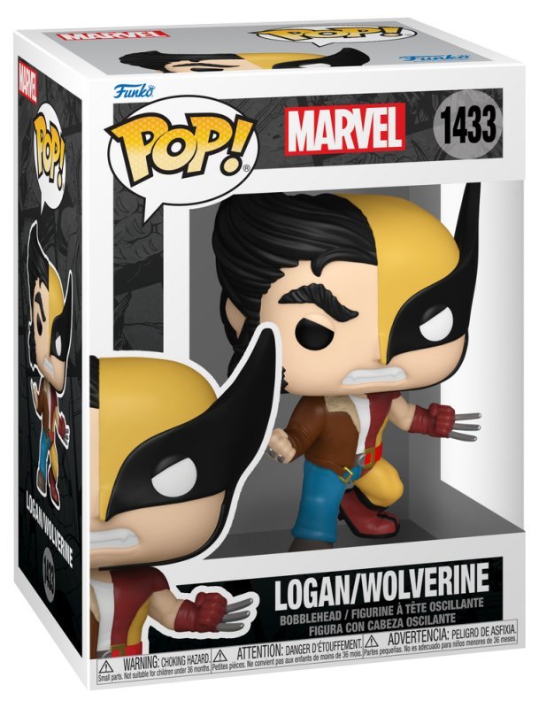 Split Wolverine/Logan? (Pop! Vinyl - Marvel Comics) FUNKO LCC