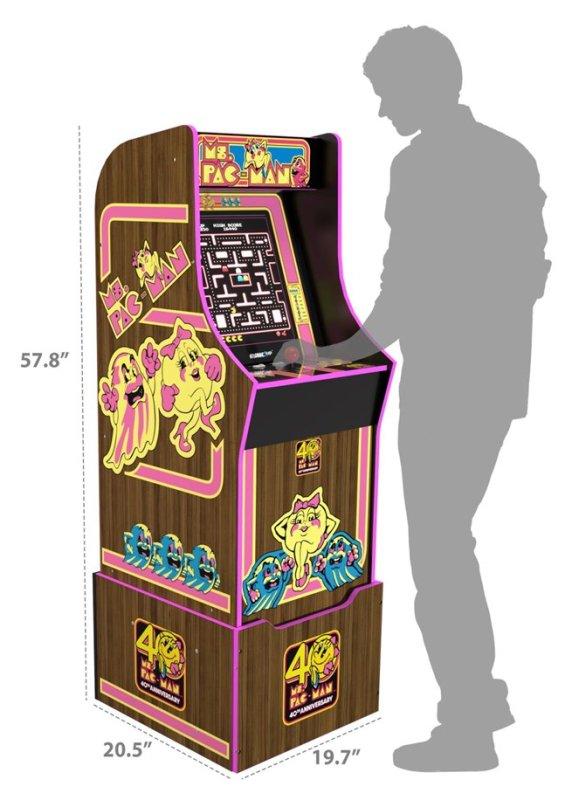 Arcade Ms. Pac-Man 40th Anniversary Arcade Machine Arcade1up