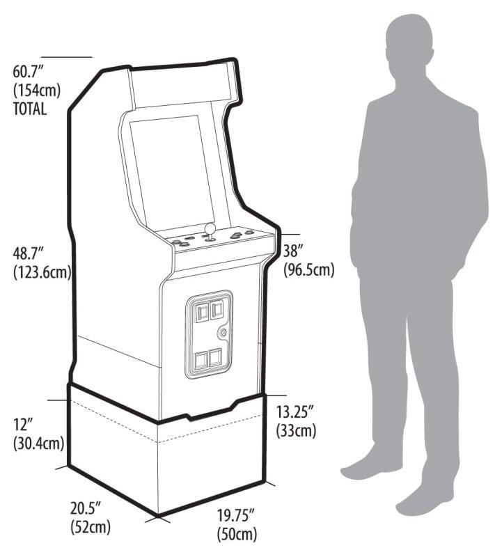 Arcade Pac-Mania Legacy 14-in-1 Wifi Enabled Arcade Machine Arcade1up