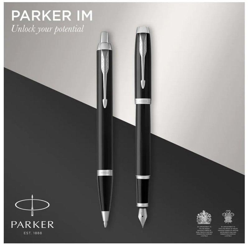 Parker Gift Set DUO - Parker IM Black CT Sfera + Stilografica Elmer's (distr. Neweel)