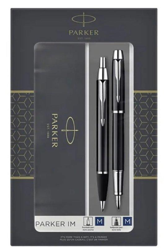 Parker Gift Set DUO - Parker IM Black CT Sfera + Stilografica Elmer's (distr. Neweel)