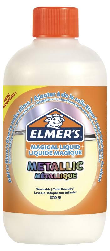 ELMER's MAGICAL LIQUID EFFETTO METALLICO Falcone da 259 ml (subito pronto all'uso, per creare fino a 4 Slime) Elmer's (distr. Neweel)