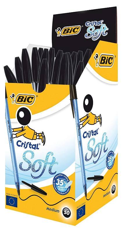 CRISTAL SOFT B50 BCL BLACK EU bic