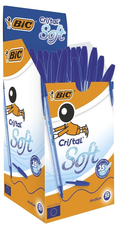 CRISTAL SOFT B50 BCL BLUE EU bic