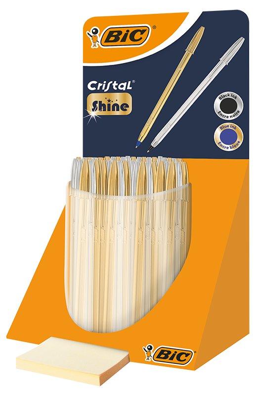 espositore 40 penne crystal shine bic