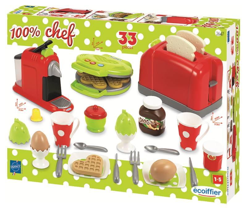 Maxi Set per la Colazione con tostapane, macchina del caffe' e piastra waffle Simba