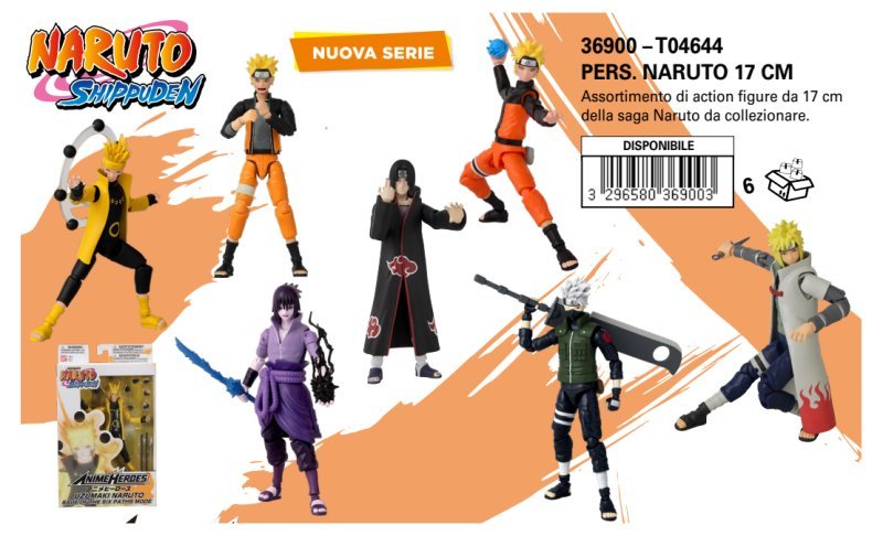 ANIME HEROES - PERS. NARUTO 17 cm Bandai Namco Entertainment France