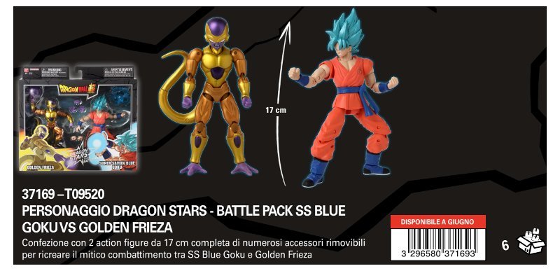 PERS.DRAGON STARS BATTLE PACK SS BLUE GOKU VS GOLDEN FRIEZA (T09520) Bandai Namco Entertainment France