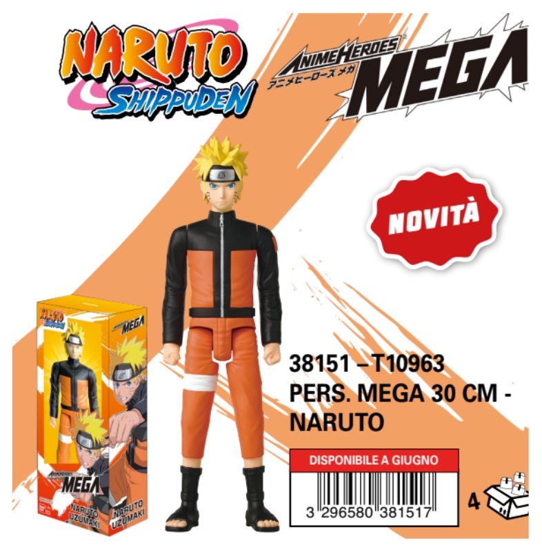 ANIME HEROES - PERS. MEGA 30 cm - NARUTO Bandai Namco Entertainment France