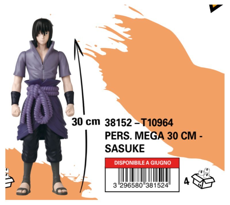 ANIME HEROES - PERS. MEGA 30 cm - SASUKE Bandai Namco Entertainment France