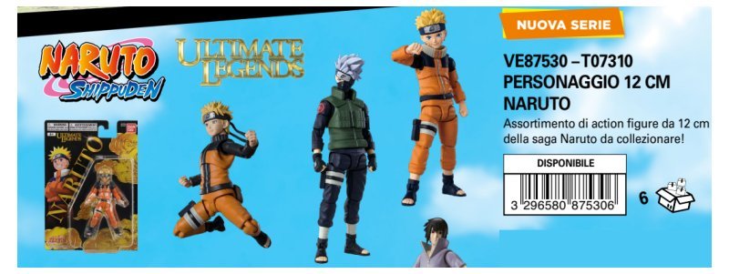 NARUTO - PERSONAGGIO 12 cm NARUTO Bandai Namco Entertainment France