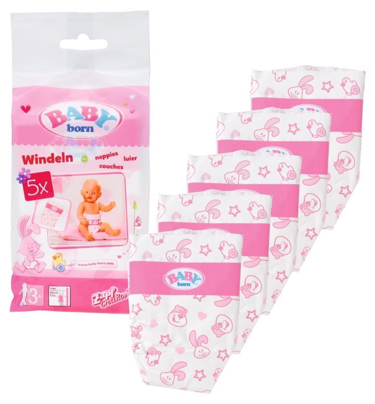 BABY born Nappies, 5 pack macdue