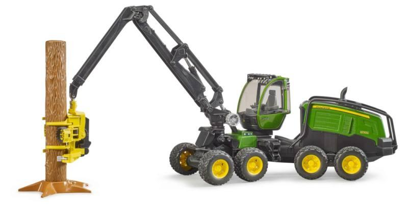 John Deere 1270G taglia tronchi con braccio meccanico bruder