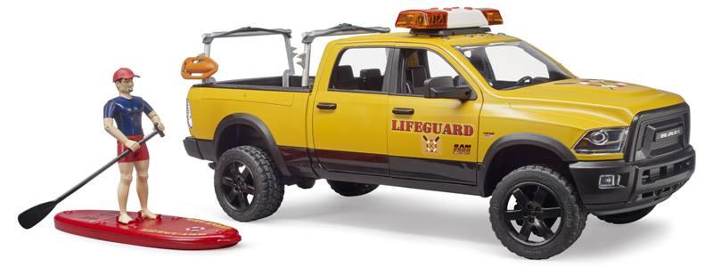 RAM 2500 Power Wagon guardaspiaggia con Stand Up Paddle bruder