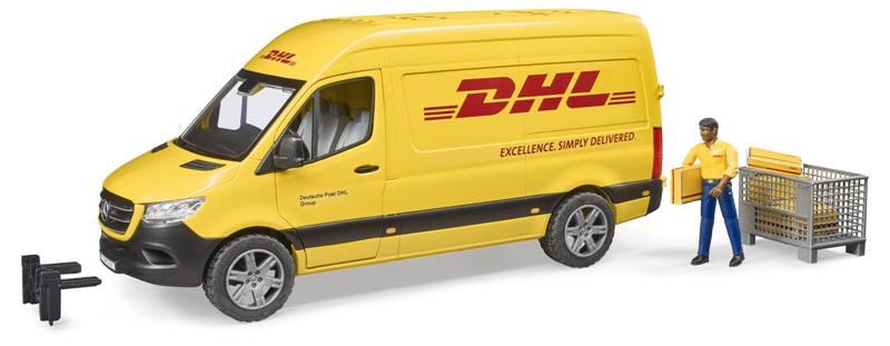 MB Sprinter DHL con personaggio bruder