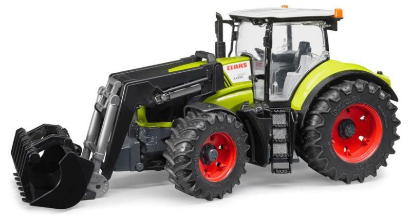 Trattore Claas Axion 950 con benna bruder