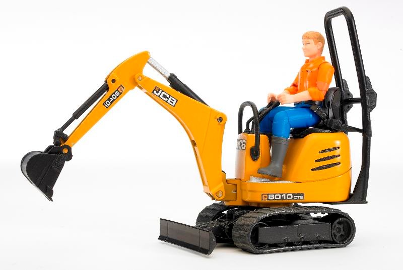 JCB Micro escavatore 8010 CTS con figura bruder