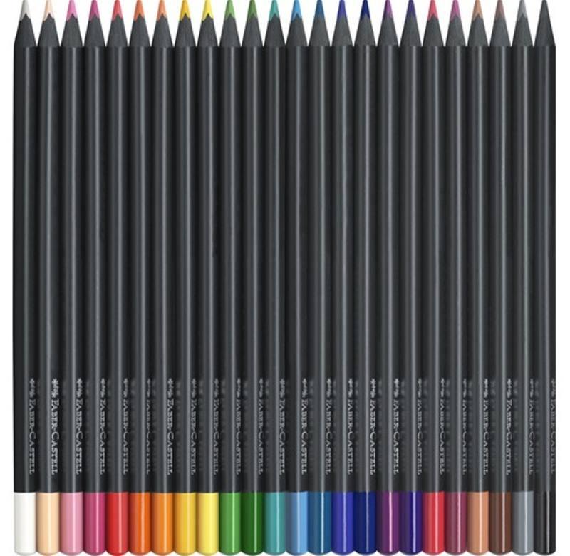 Matite Colorate Black Edition ast. 24x faber-castell