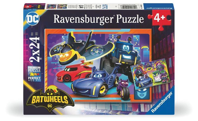 Puzzle 2x24 pz Batwheels ravensburger