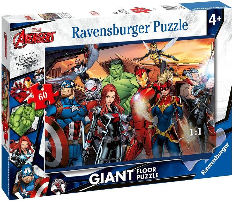 Puzzle 60 Giant Pavimento Avengers ravensburger