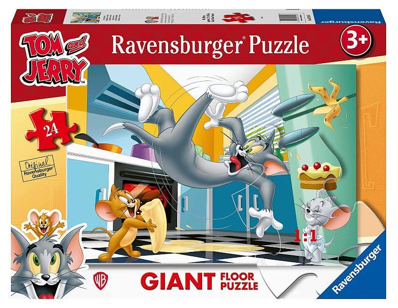 Puzzle 24 Giant Pavimento Tom & Jerry ravensburger