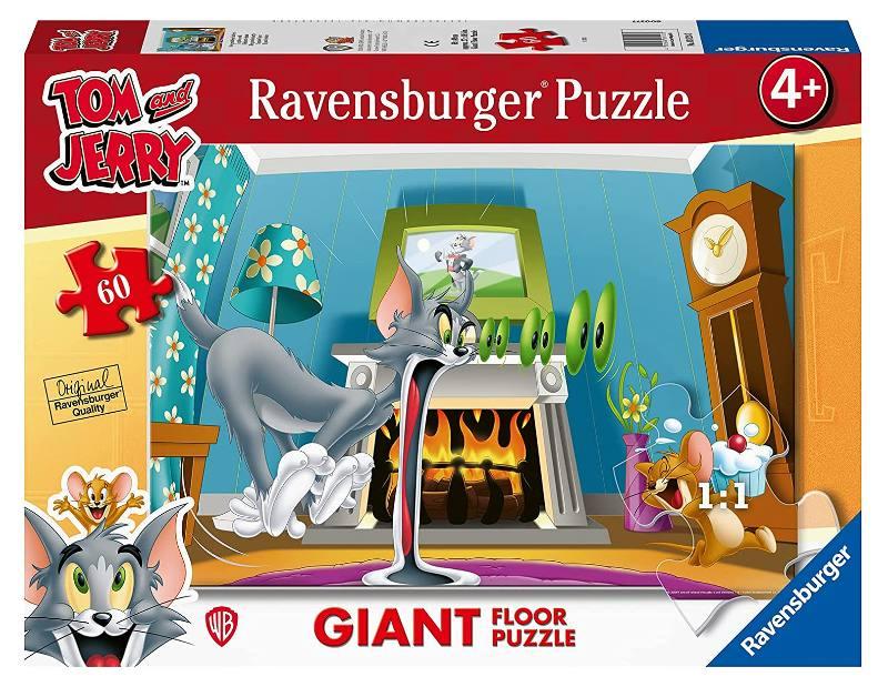 Puzzle 60 Giant Pavimento Tom & Jerry ravensburger