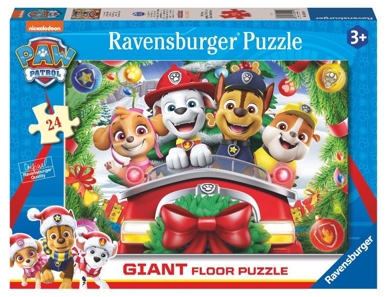 Puzzle 24 giant Pavimento Paw Patrol Christmas ravensburger