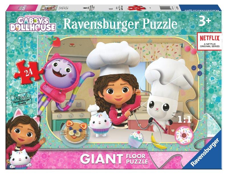 Puzzle 24 Giant Pavimento Gabby's Dollhouse A ravensburger