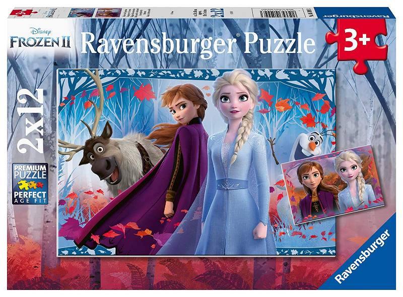 Puzzle 2x12 pz Frozen 2 ravensburger