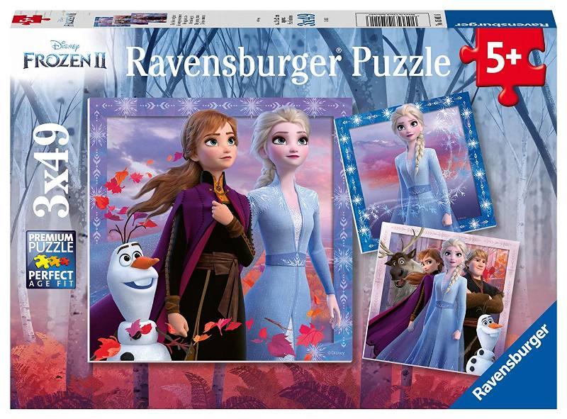 Puzzle 3x49 pz Frozen 2 ravensburger