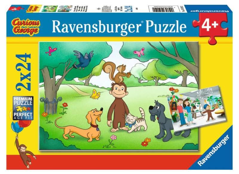 Puzzle 2x24 PZ George ravensburger