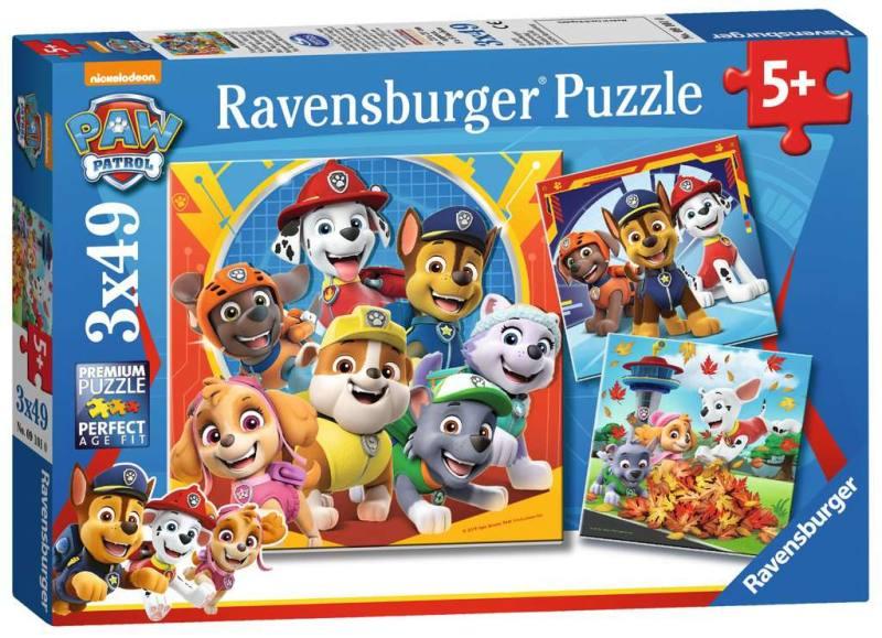 Puzzle 3x49 PZ Paw Patrol ravensburger