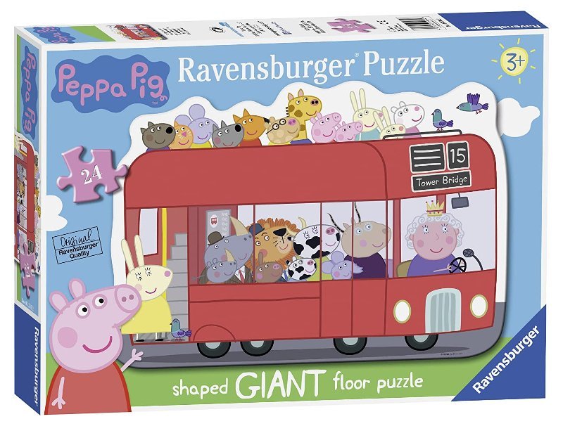 Puzzle 24 Giant Pavimento Peppa Pig ravensburger