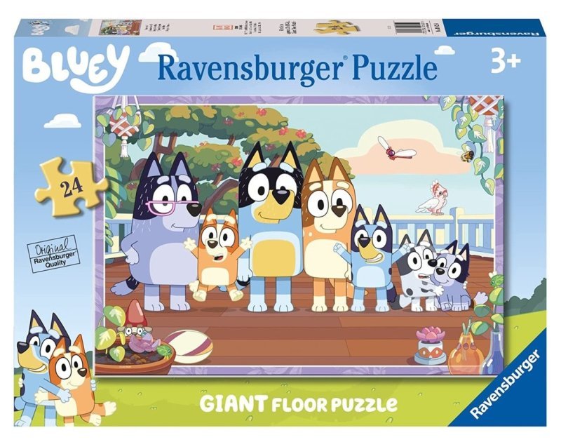 Puzzle 24 Giant Pavimento Bluey ravensburger