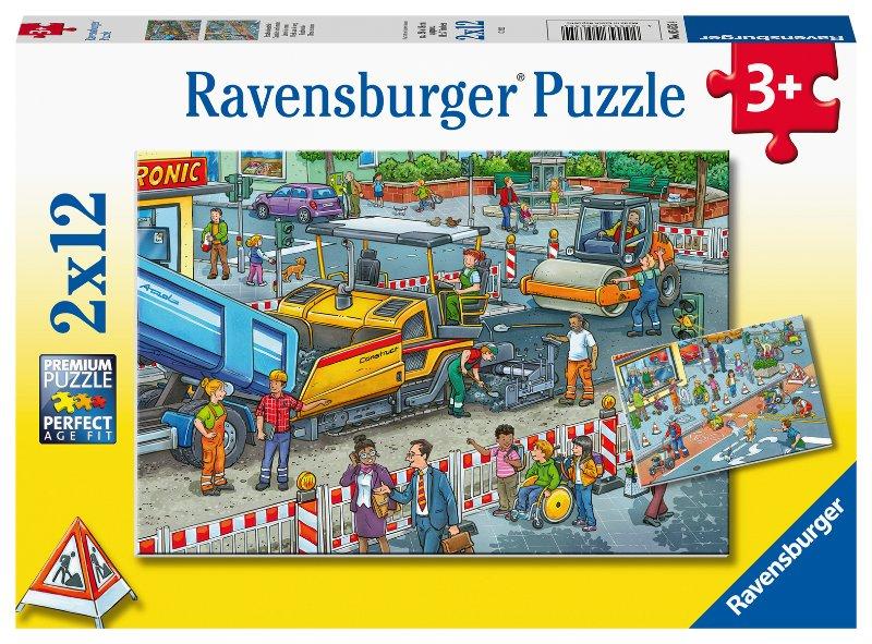 Puzzle 2x12 pz Work in progress ravensburger