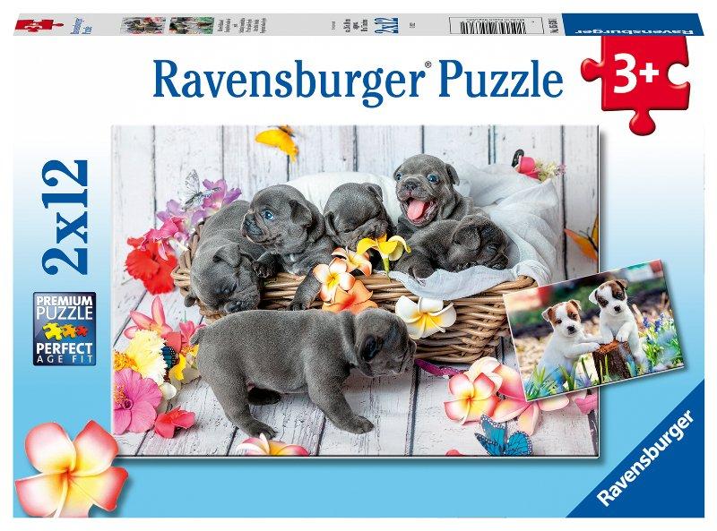 Puzzle 2X12 PZ Piccole palle di pelo ravensburger