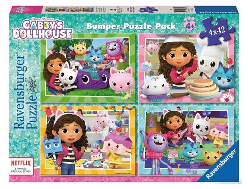 Puzzle 4x42 PZ Bumper Pack Gabby's Dollhouse ravensburger